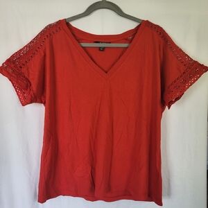 Lauren Ralph Lauren XL Red Blouse